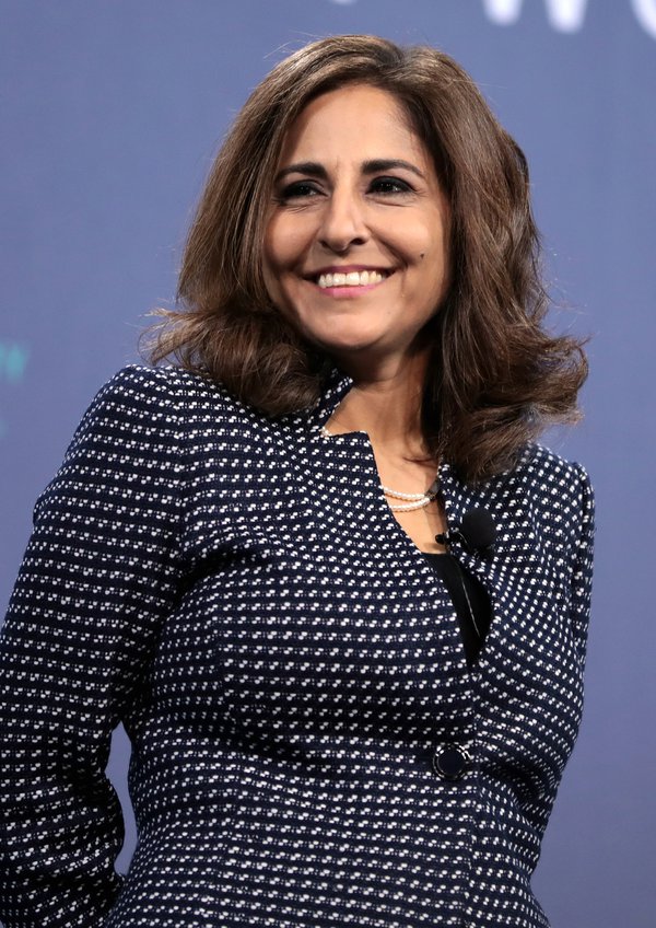 Neera Tanden speaking at an event in Las Vegas, Nevada. Photo by Gage Skidmore