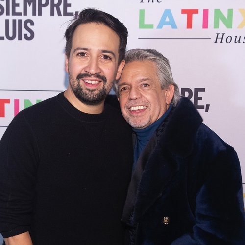 Luis and his son Lin-Manuel Miranda.