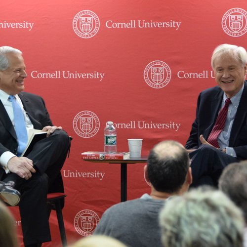 Congressman Steve Israel interviews Chris Matthews at Cornell.